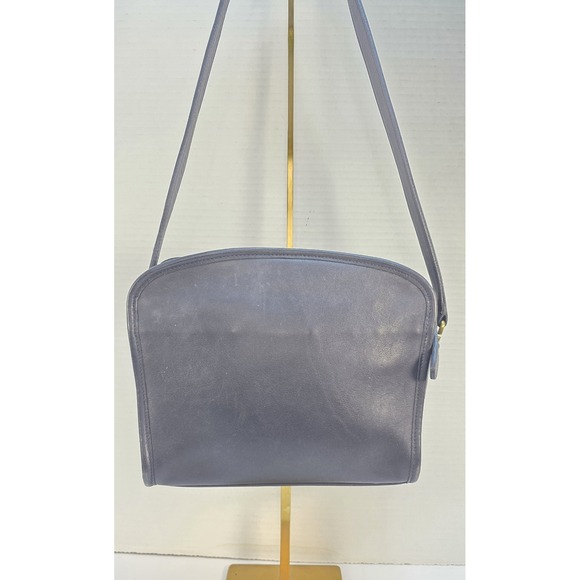 Vintage Coach Metropolis Shoulder bag Navy Made in Costa Rica‎ L1P-9087 - Picture 2 of 7